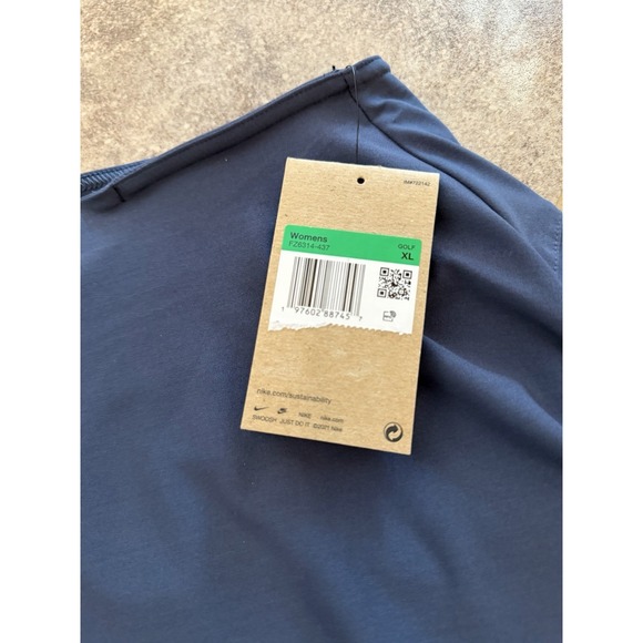 Women's Nike Dri-Fit 16" Standard Fit Navy Golf Skort Size XL NWT - Picture 4 of 6